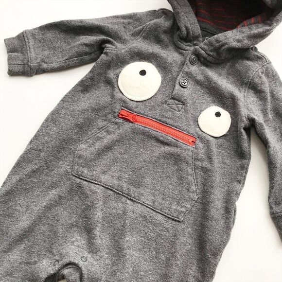 Babygap hooded monster jumper GUC 6-12 months - Picture 2 of 2